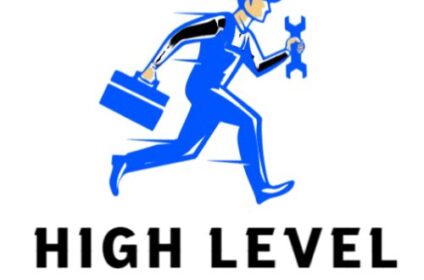 high level handyman logo