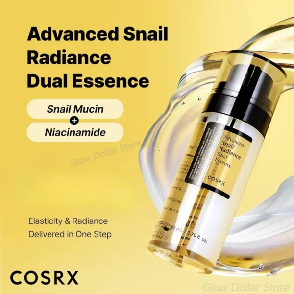 COSRX Niacinamide 5% + Snail Mucin 74% Dual Essence | Anti Aging Hydrating Serum 80ml