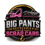big pants recoveries and scrap cars logo