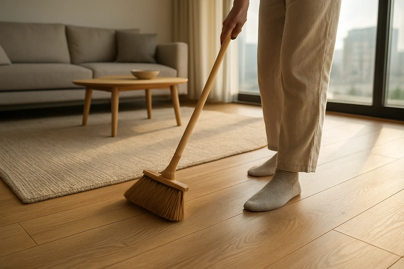 light-oak-vinyl-plank-flooring-being-gently-swept-beside-a-uesayg
